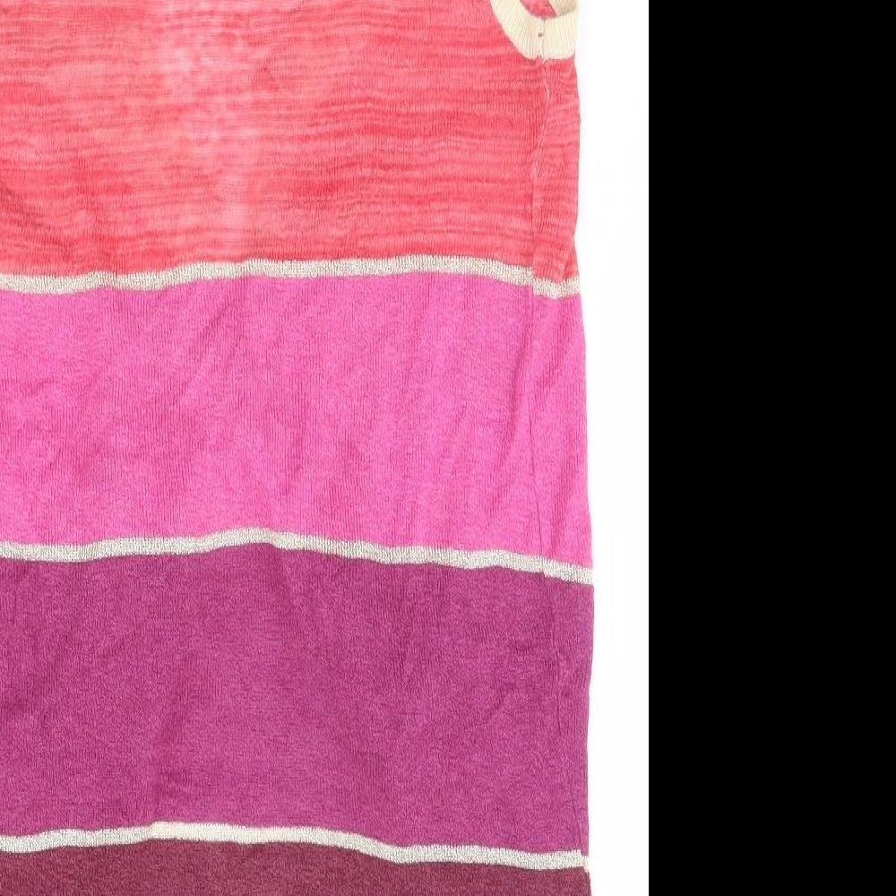 kooka' Womens Multicoloured Striped  Cardigan Jumper Size 4