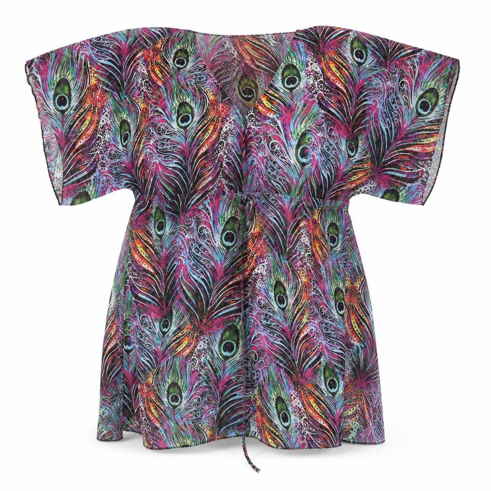 Front view of El Verano women’s multicoloured floral basic blouse, size S