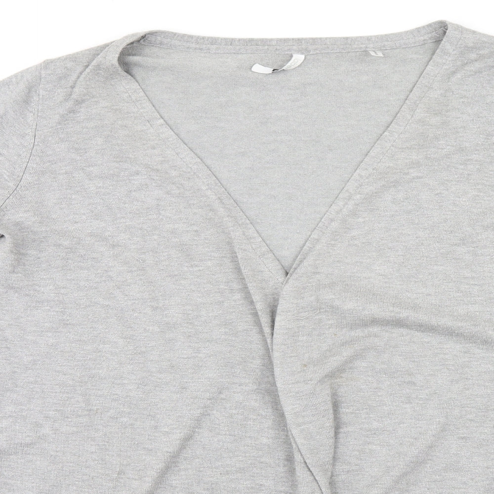 Womens UK Size 12 Label be Grey Cardigan Jumper