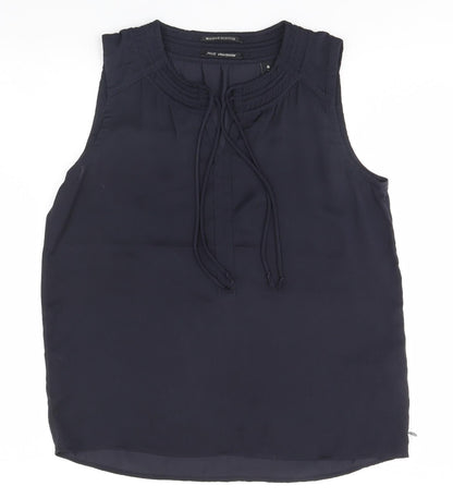 Womens UK Size  Maison Scotch Black Basic Blouse