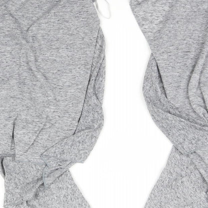 Womens UK Size 12 Topshop Grey Cardigan Jumper