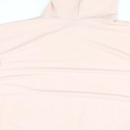 Brand and care label for Portray women’s ivory pullover hoodie