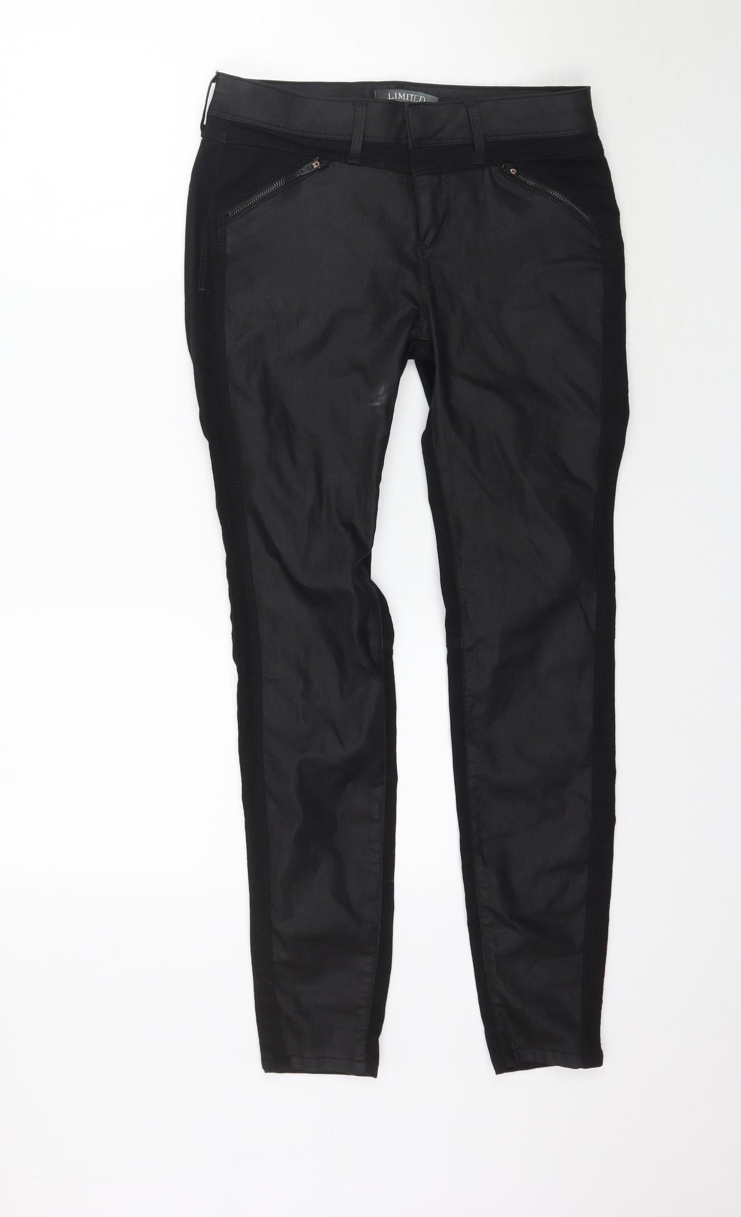 Limited Womens Black  Denim Skinny Jeans Size 10 L30 in