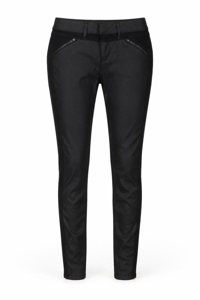 Front view of Limited women’s black denim skinny jeans, size UK 10, 30-inch leg