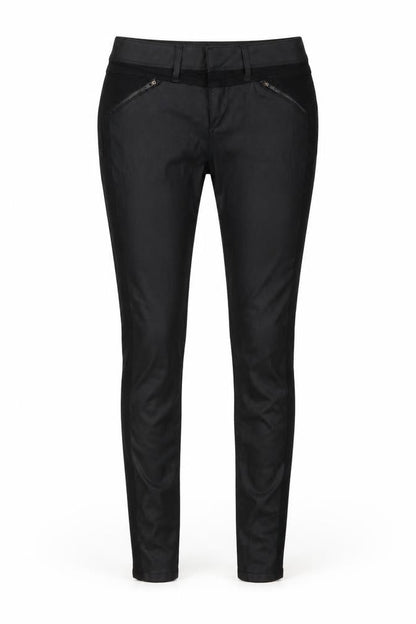 Front view of Limited women’s black denim skinny jeans, size UK 10, 30-inch leg
