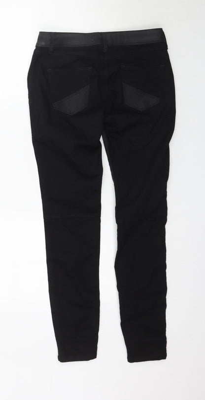 Limited Womens Black  Denim Skinny Jeans Size 10 L30 in