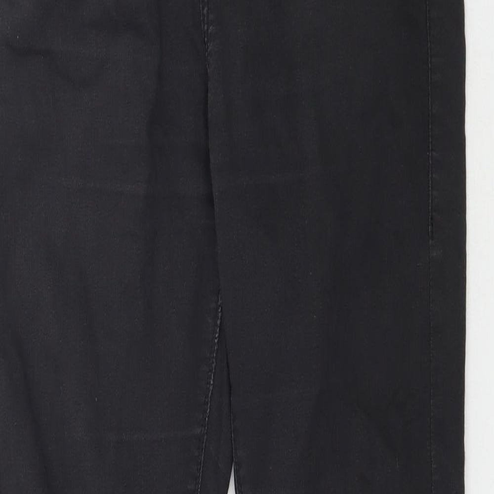 Topshop Womens Black  Denim Skinny Jeans Size 28 in L30 in