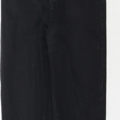 Topshop Womens Black  Denim Skinny Jeans Size 28 L30 in