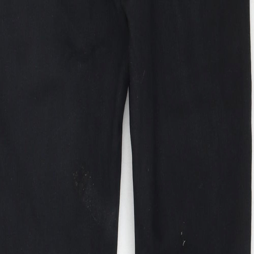 Topshop Womens Black  Denim Skinny Jeans Size 28 L30 in