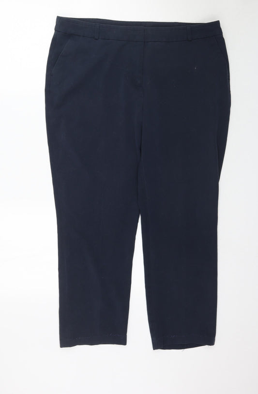 TU Womens Blue   Trousers  Size 16 L26 in