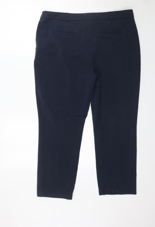 TU Womens Blue   Trousers  Size 16 L26 in
