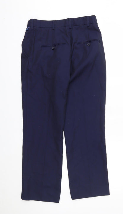 Jermyn street Womens Blue   Trousers  Size 10 L27 in