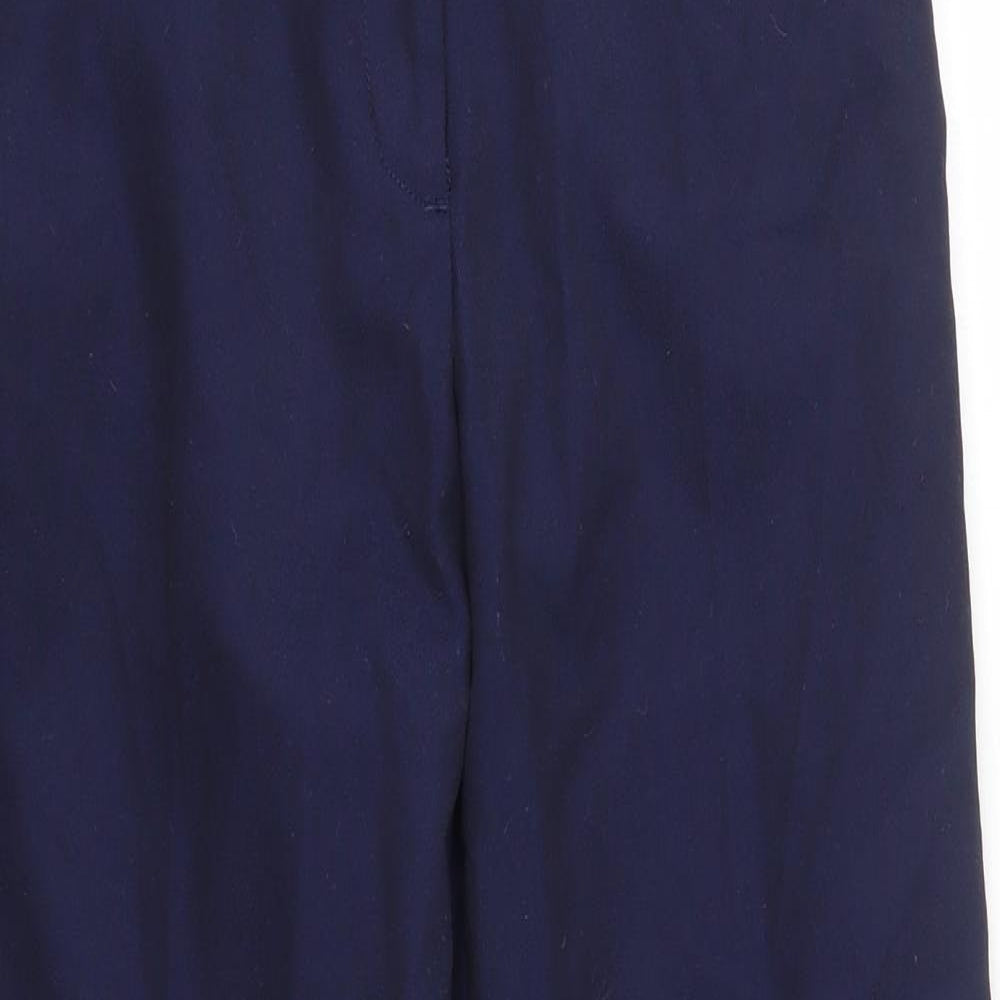 Jermyn street Womens Blue   Trousers  Size 10 L27 in