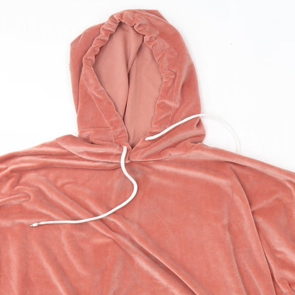new collection Womens Pink   Pullover Hoodie One Size  - loungewear