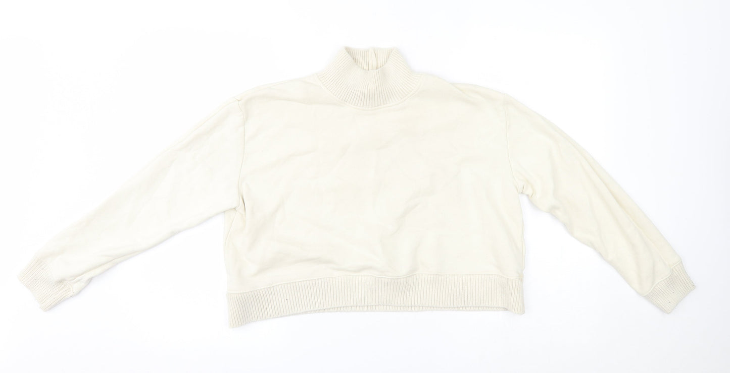 Primark Womens Ivory   Pullover Jumper Size 2XS  - cropped