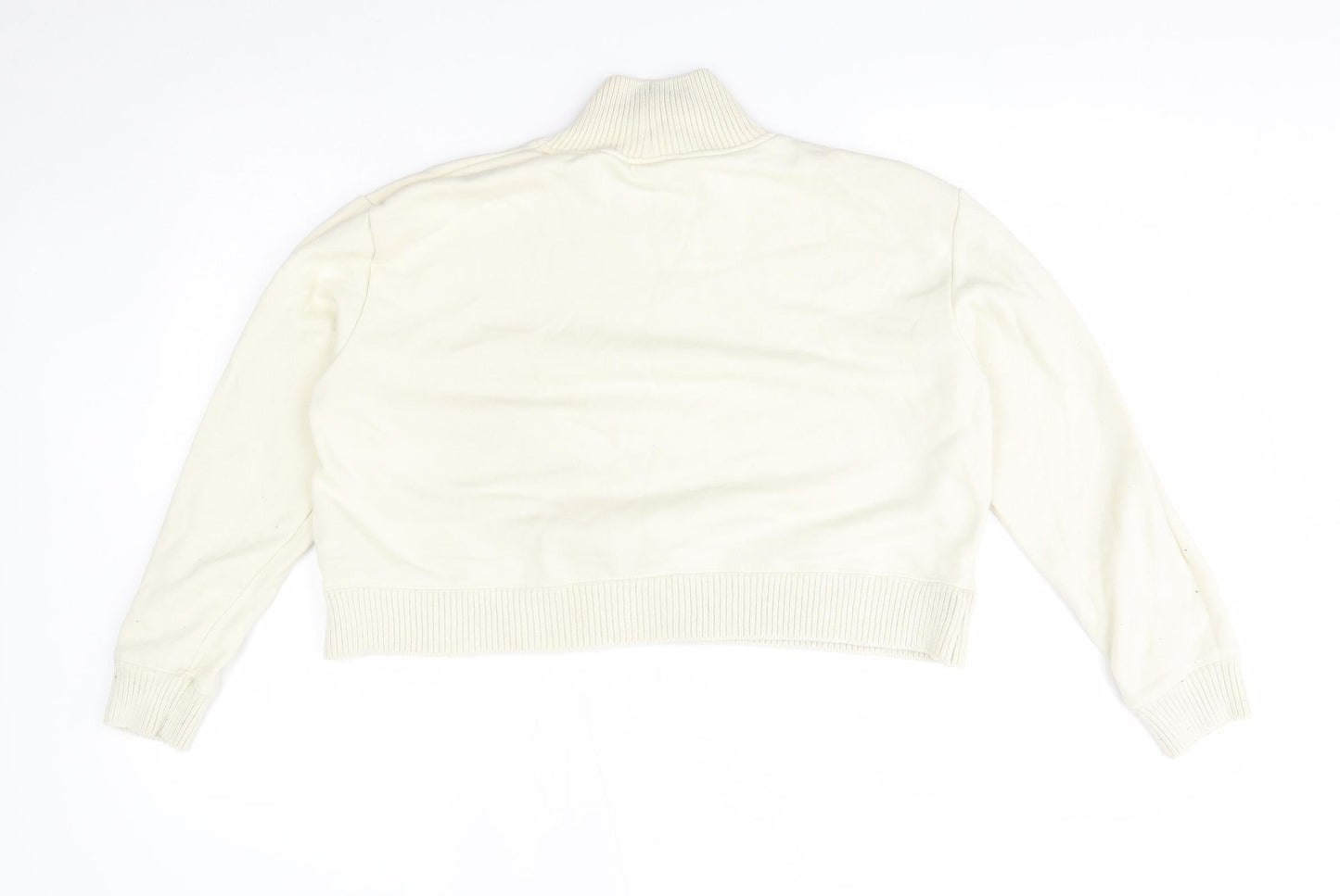 Primark Womens Ivory   Pullover Jumper Size 2XS  - cropped