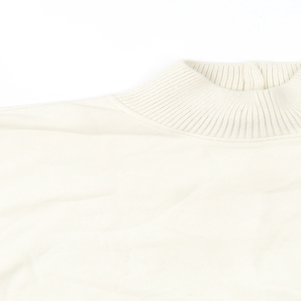 Primark Womens Ivory   Pullover Jumper Size 2XS  - cropped