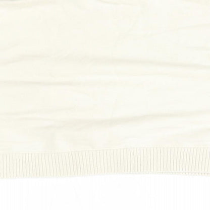 Primark Womens Ivory   Pullover Jumper Size 2XS  - cropped