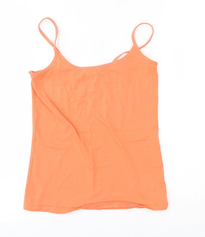 Womens UK Size 6 NEXT Orange Basic Tank