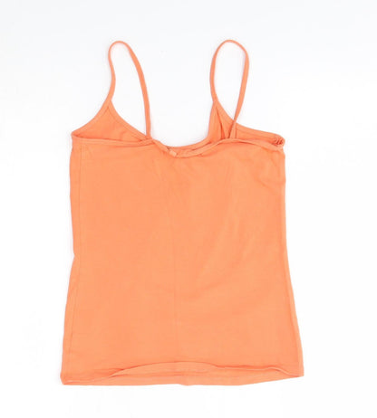 Womens UK Size 6 NEXT Orange Basic Tank