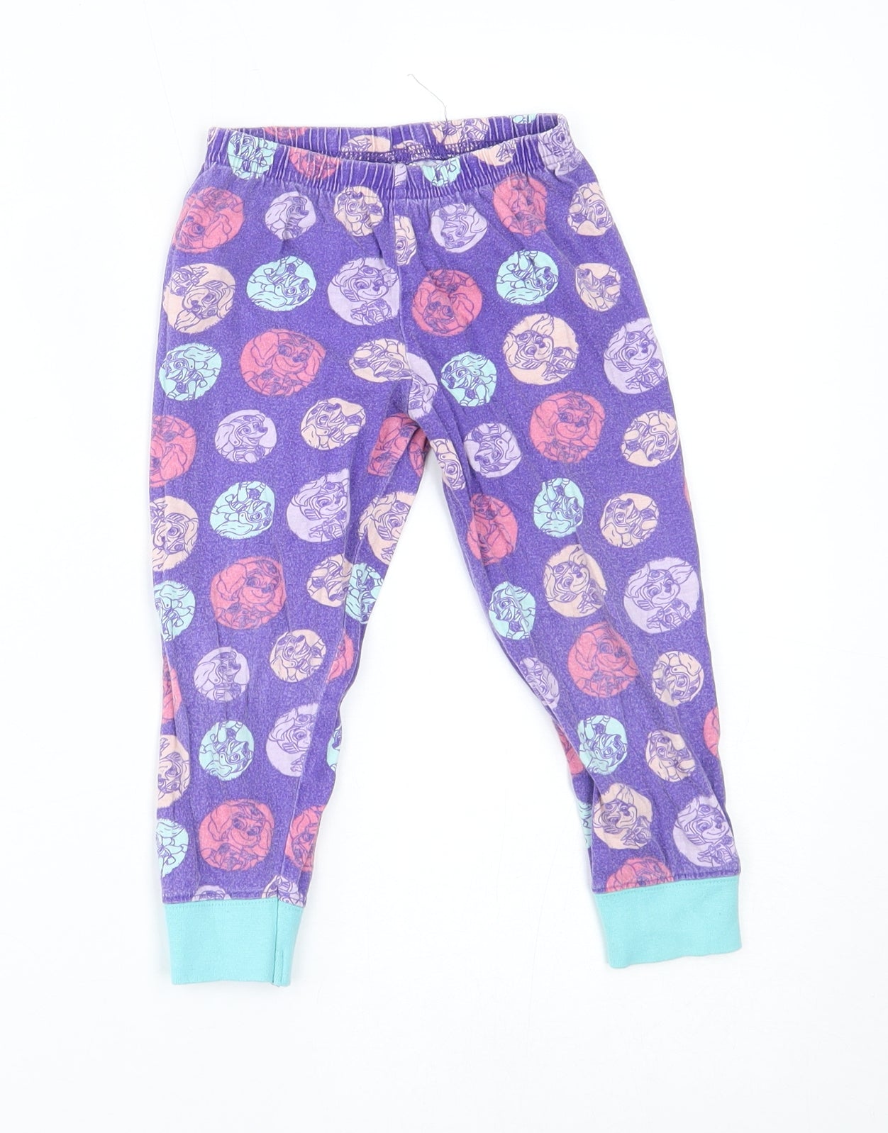 Nickelodeon Girls Purple    Pyjama Pants Size 2-3 Years