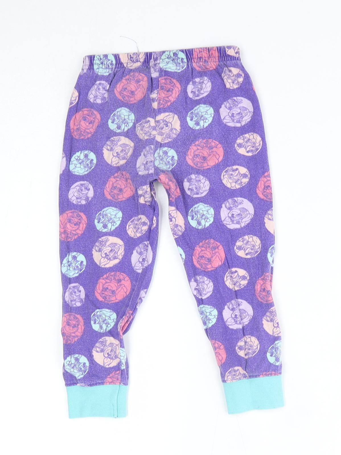 Nickelodeon Girls Purple    Pyjama Pants Size 2-3 Years