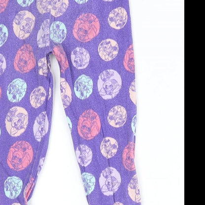 Nickelodeon Girls Purple    Pyjama Pants Size 2-3 Years