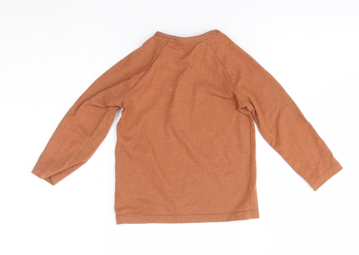 George Baby Orange   Basic T-Shirt Size 12-18 Months  - explore dream play