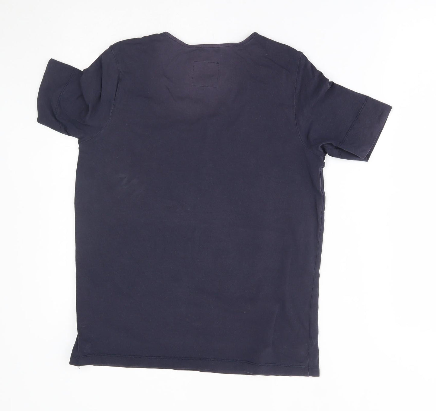 Womens UK Size 12 Bianca Blue Basic T-Shirt