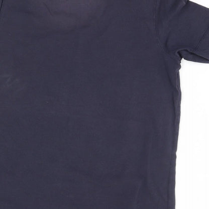 Womens UK Size 12 Bianca Blue Basic T-Shirt