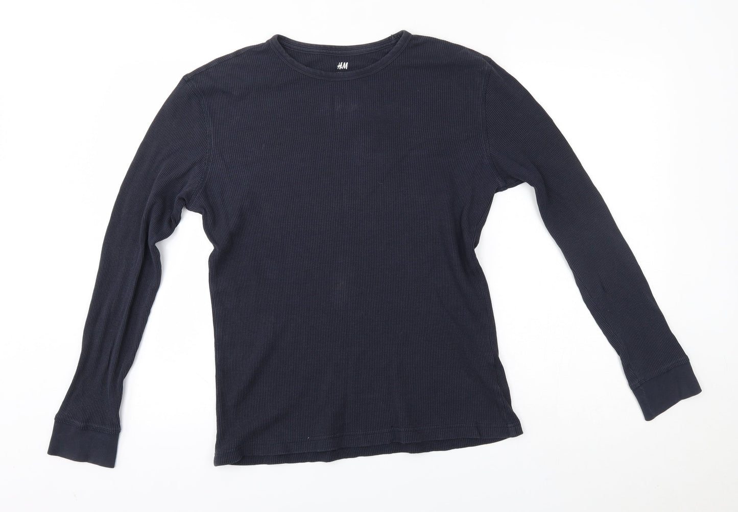 H&M Mens Blue   Pullover Jumper Size M