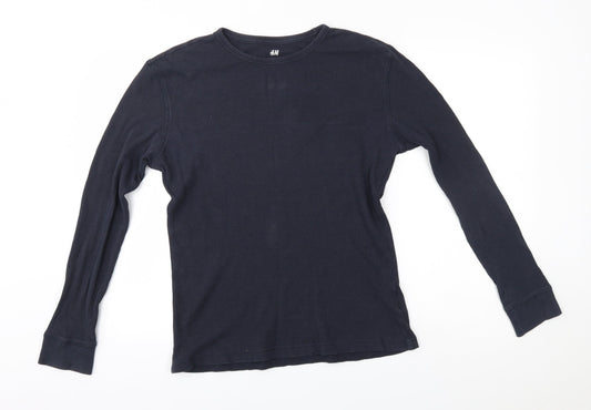 H&M Mens Blue   Pullover Jumper Size M