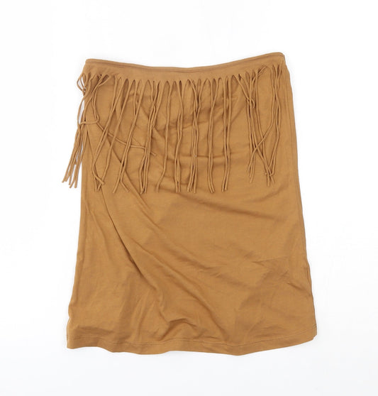 Womens UK Size 12 New Look Brown Basic Tank