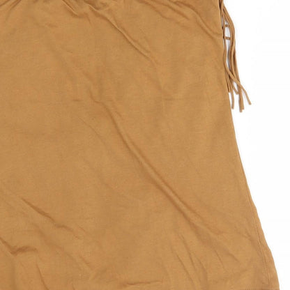 Womens UK Size 12 New Look Brown Basic Tank