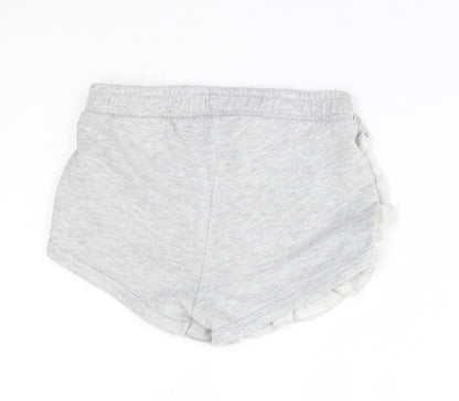 Matalan Girls Grey   Sweat Shorts Size 5 Years -