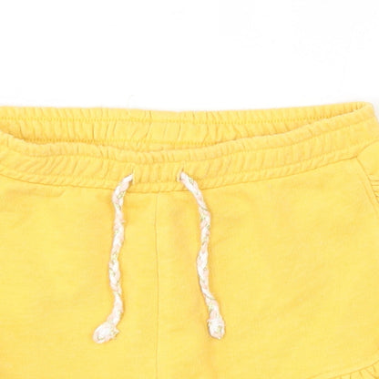 Matalan Girls Yellow   Sweat Shorts Size 5 Years