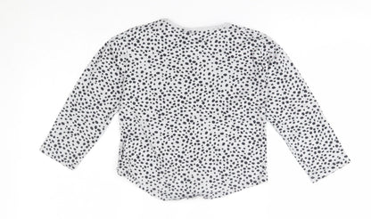 NEXT Boys Grey Animal Print  Basic T-Shirt Size 5-6 Years