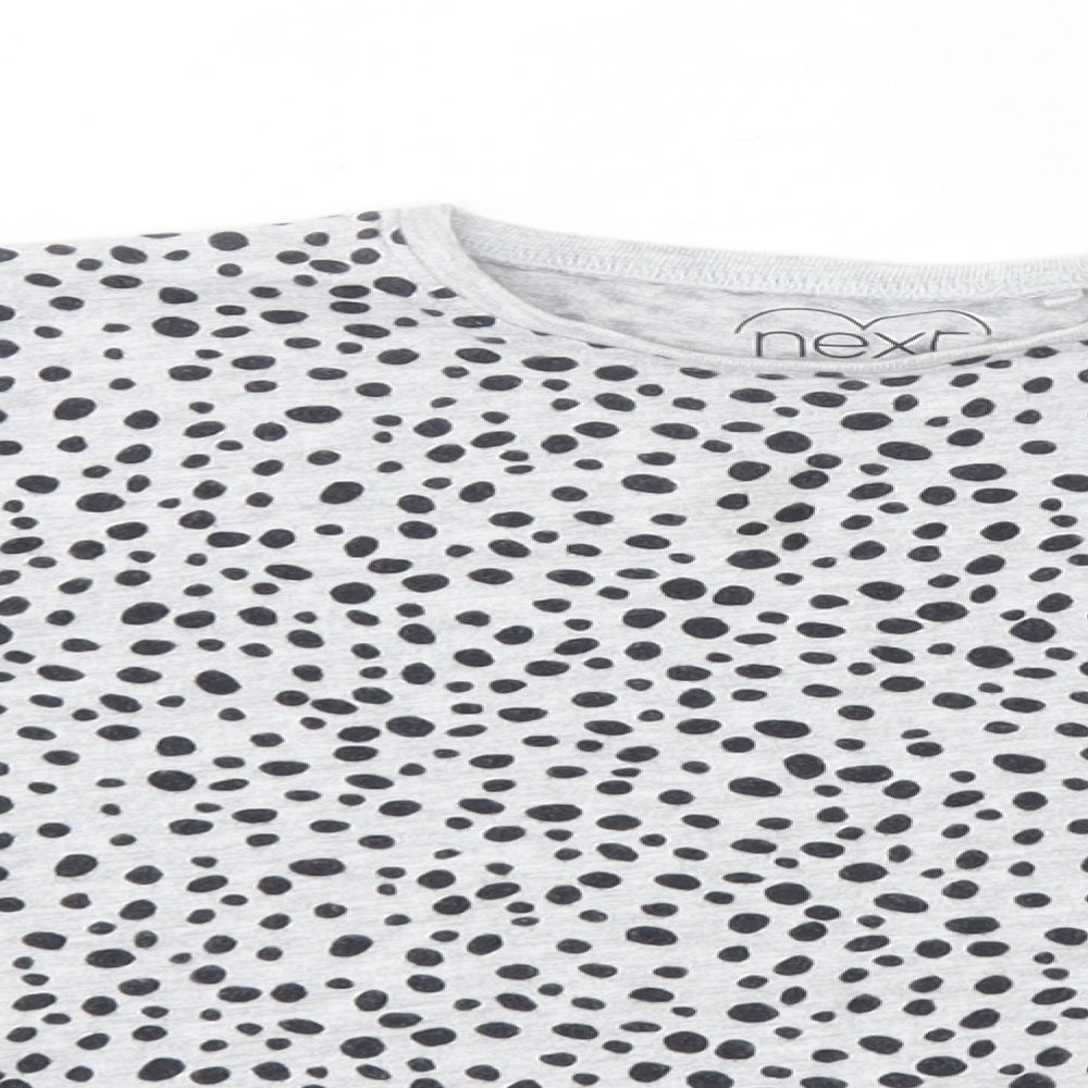NEXT Boys Grey Animal Print  Basic T-Shirt Size 5-6 Years