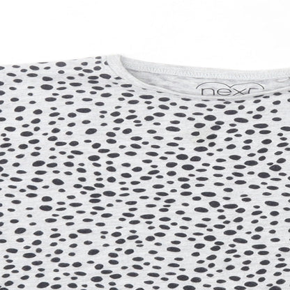 NEXT Boys Grey Animal Print  Basic T-Shirt Size 5-6 Years