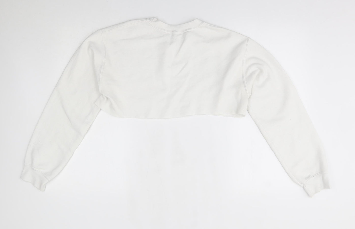 Womens UK Size S PRETTYLITTLETHING White Pullover Jumper