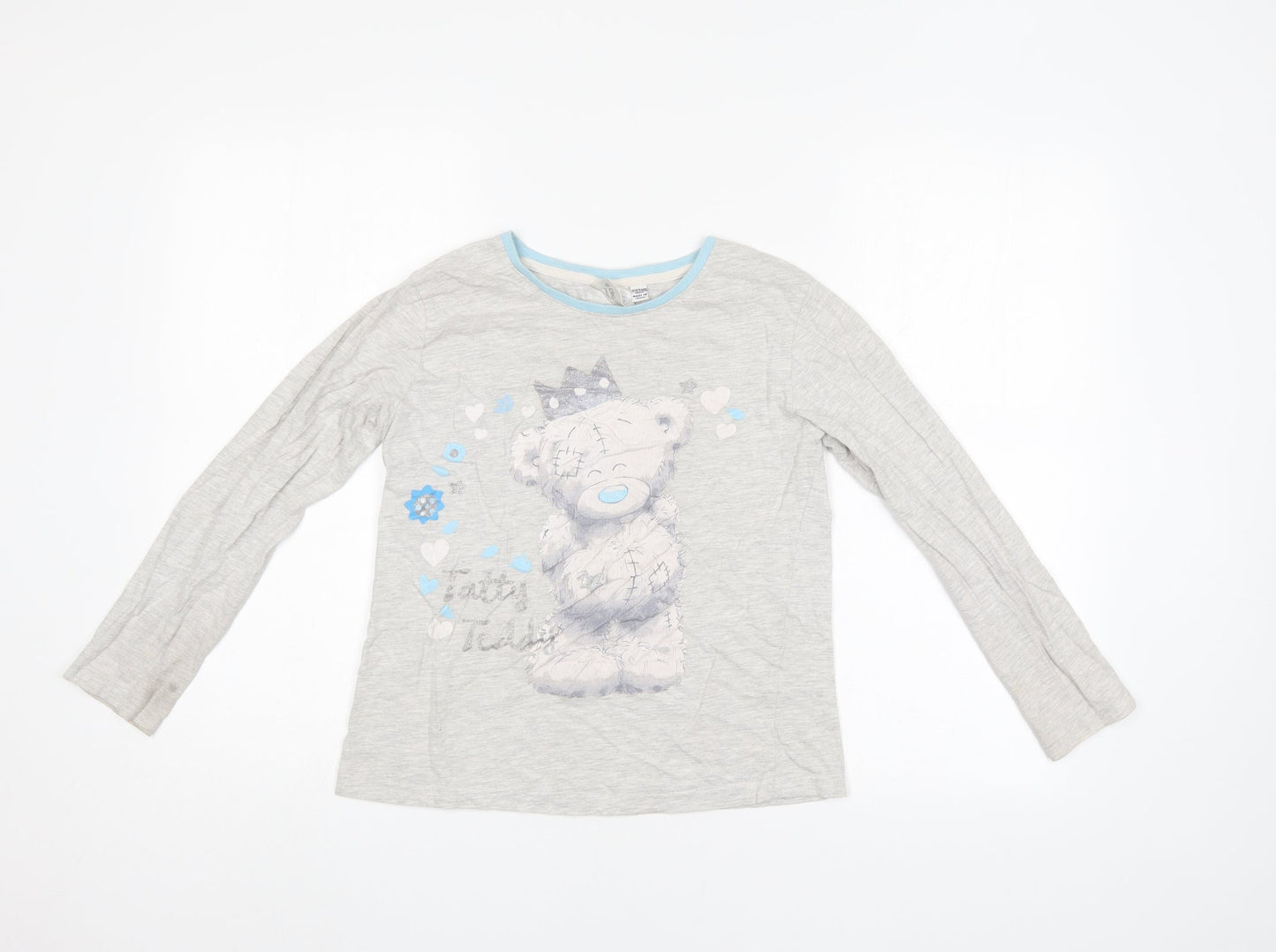 ME TO YOU Girls Grey   Top Pyjama Set Size 11-12 Years