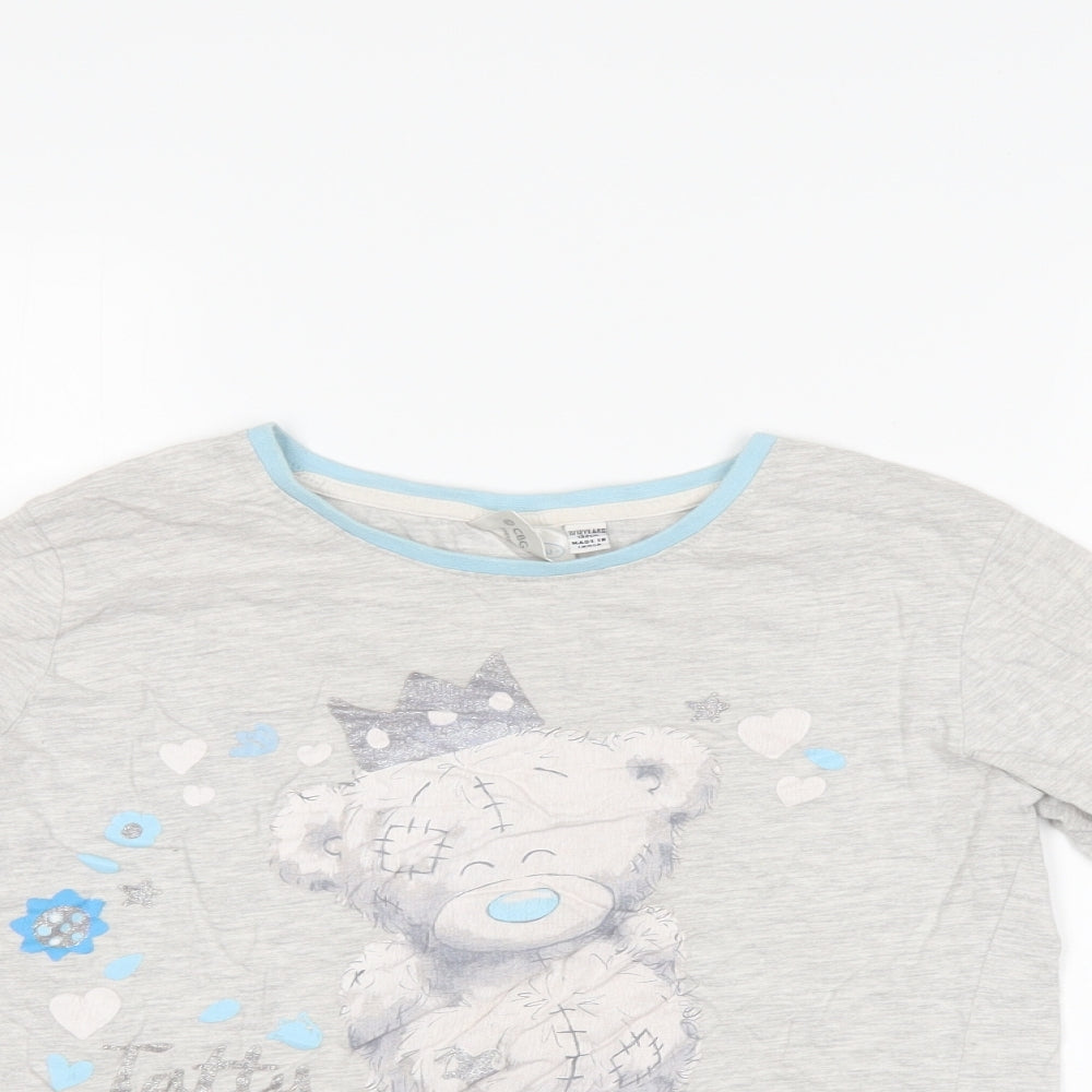 ME TO YOU Girls Grey   Top Pyjama Set Size 11-12 Years