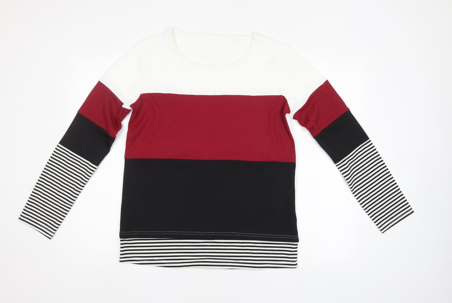 Womens UK Size M Preworn Multicoloured Pullover Jumper