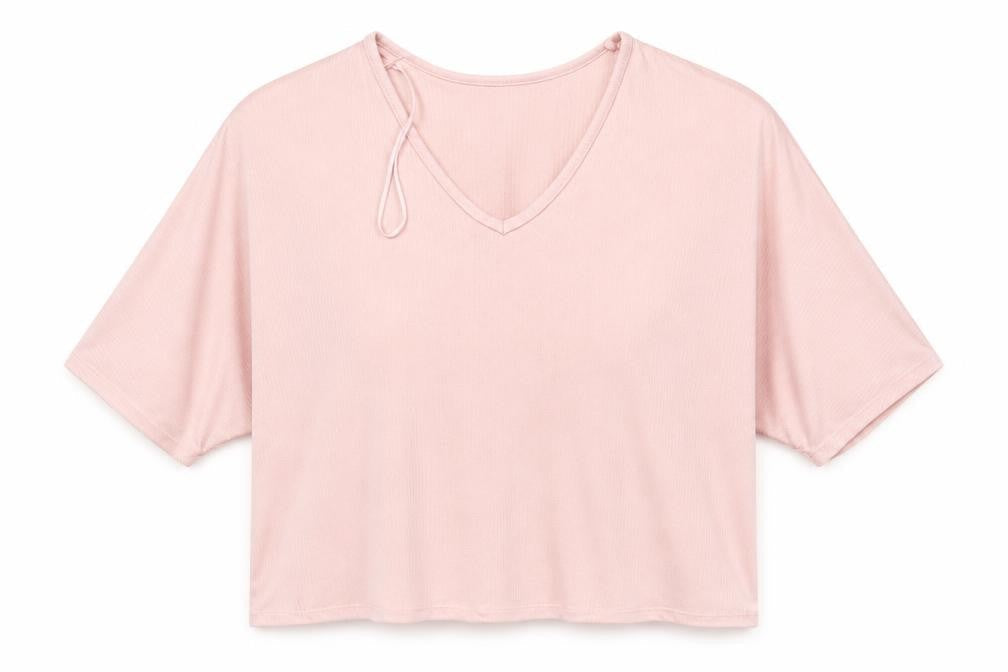 Womens UK Size M New Look Pink Basic Blouse