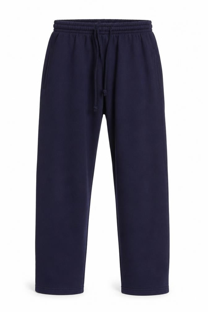 Mens UK Size M Academy Regular Fit Sweatpants Black Trousers