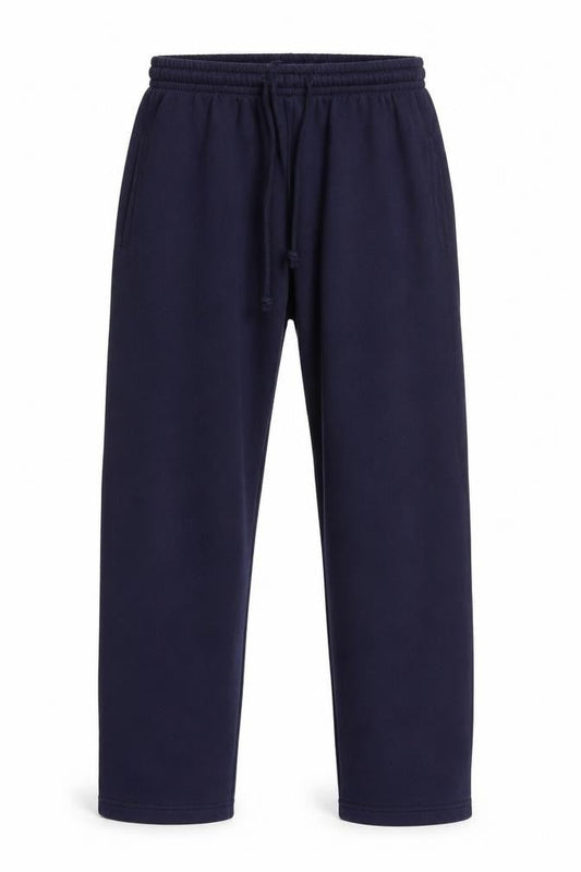 Mens UK Size M Academy Regular Fit Sweatpants Black Trousers