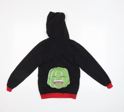 FOANJA Boys Black   Full Zip Hoodie Size 11 Years