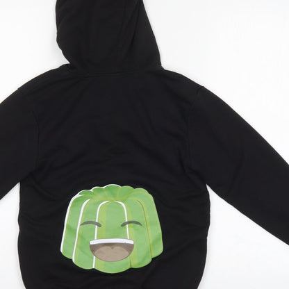FOANJA Boys Black   Full Zip Hoodie Size 11 Years