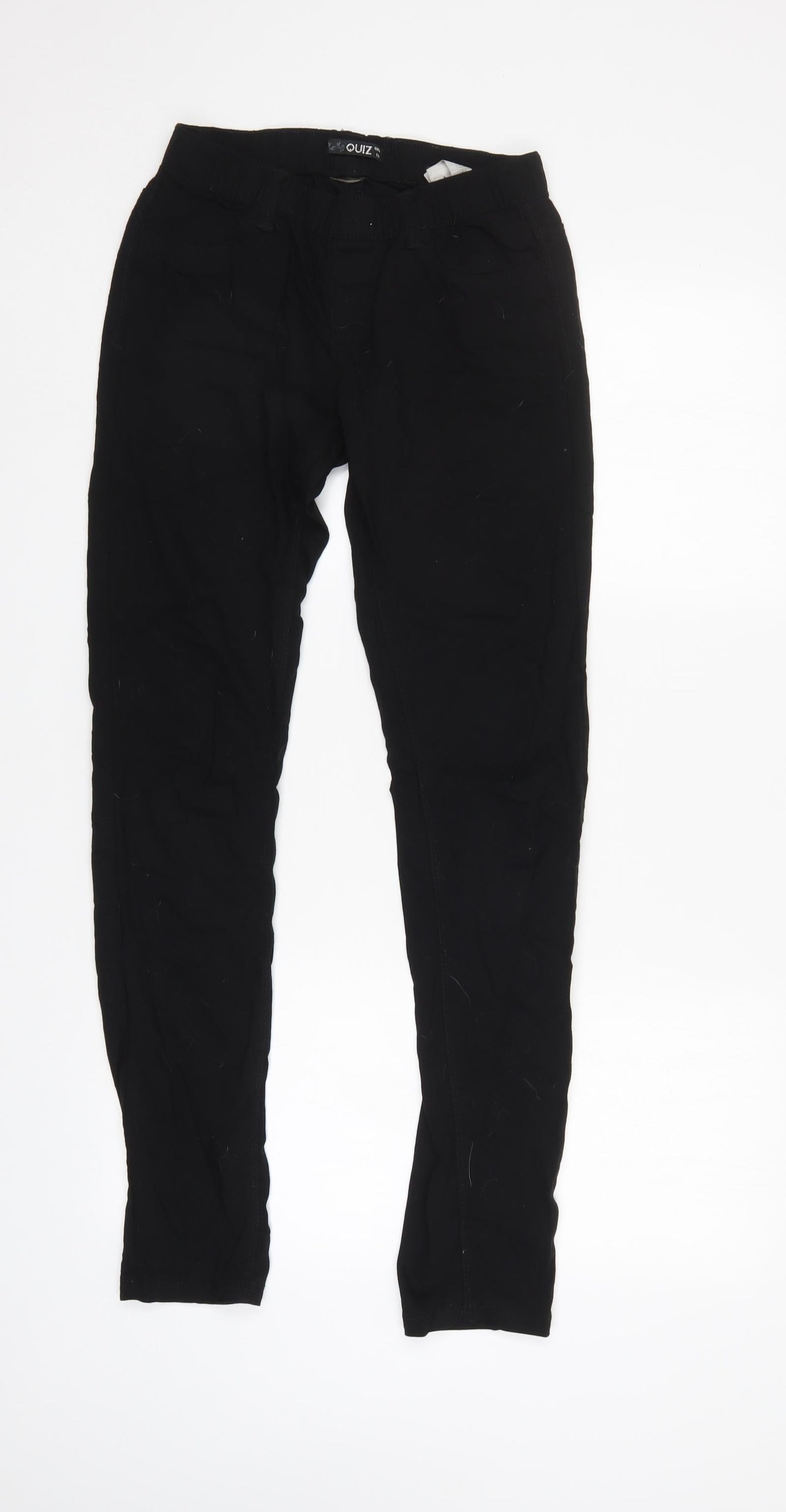 Quiz Womens Black   Straight Jeans Size 10 L30 in