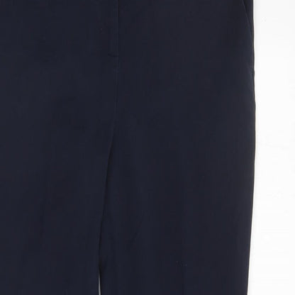 Womens UK Size 12 M&S Regular Fit  Blue Trousers